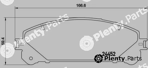 Brembo P83145 — Brake Pad Set, disc brake PRIME LINE