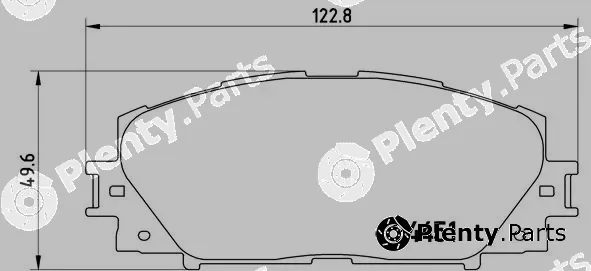 Brembo P83106 — Brake Pad Set, disc brake PRIME LINE