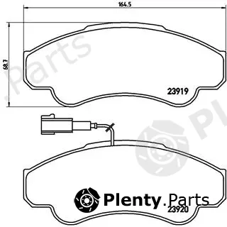 Brembo P23092 — Brake Pad Set, disc brake PRIME LINE