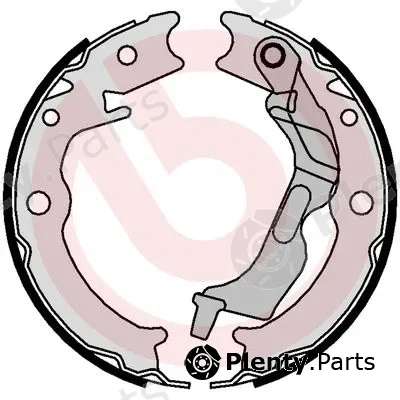 Brembo S10520 — Brake Shoe Set, parking brake ESSENTIAL LINE