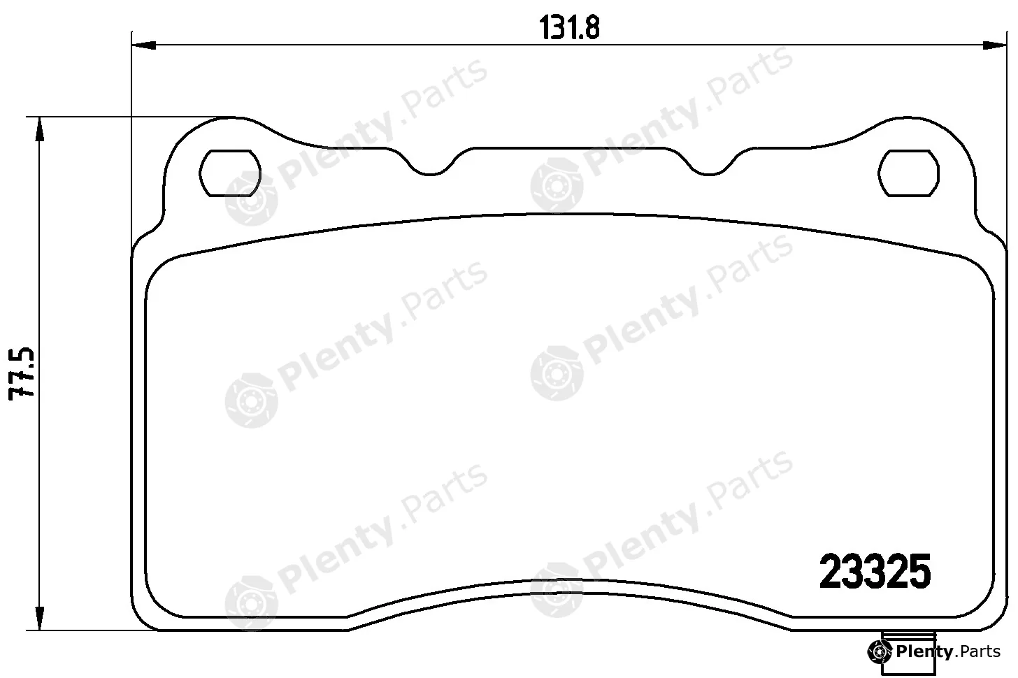 Brembo P09004E — Brake Pad Set, disc brake BEYOND LINE - EV