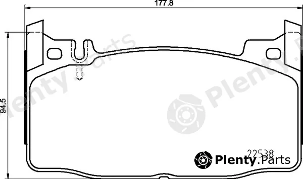 Brembo P50143 — Brake Pad Set, disc brake PRIME LINE