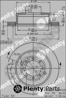 Brembo 09.3797.10 — Brake Disc PRIME LINE