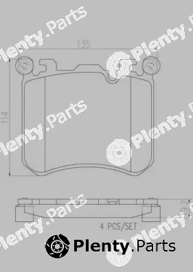 Brembo P06077N — Brake Pad Set, disc brake PRIME LINE - Ceramic