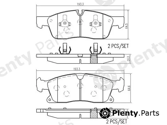 Brembo P50109N — Brake Pad Set, disc brake PRIME LINE - Ceramic