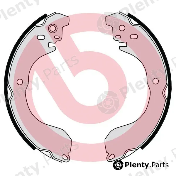 Brembo S37511 — Brake Shoe Set ESSENTIAL LINE