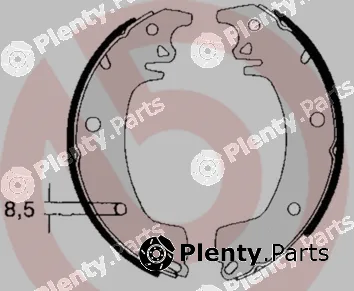 Brembo S68514 — Brake Shoe Set ESSENTIAL LINE