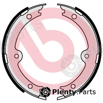 Brembo S83564 — Brake Shoe Set, parking brake ESSENTIAL LINE