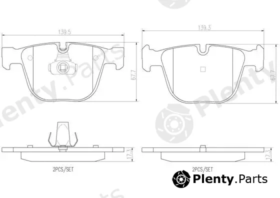 Brembo P06026N — Brake Pad Set, disc brake PRIME LINE - Ceramic