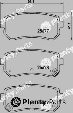 Brembo P30068 — Brake Pad Set, disc brake PRIME LINE