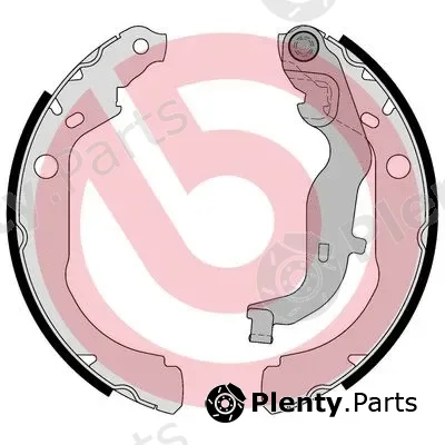 Brembo S68549 — Brake Shoe Set ESSENTIAL LINE