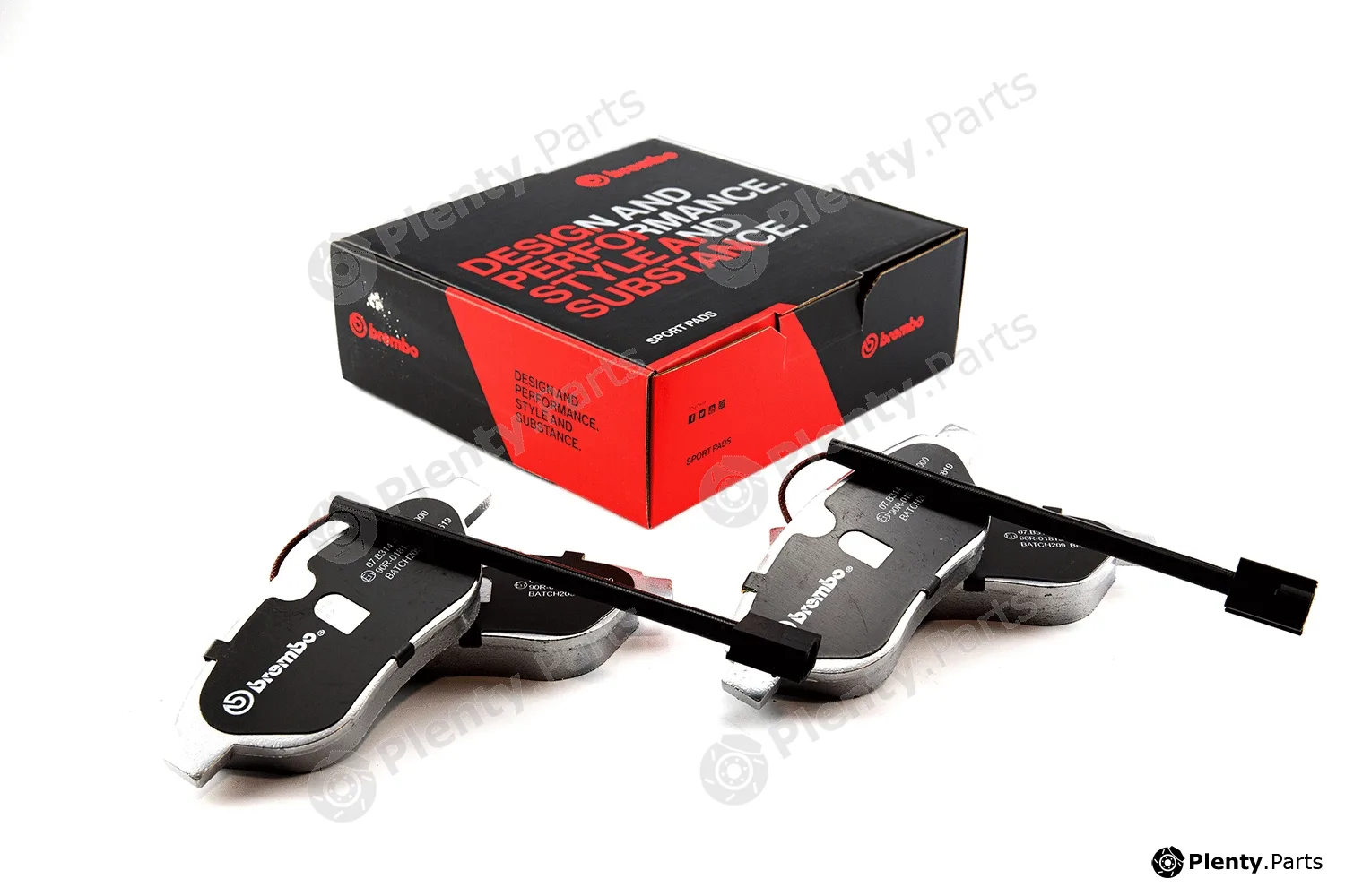 Brembo 07.B314.40 — High Performance Brake Pad Set UPGRADE, SPORT | HP2000