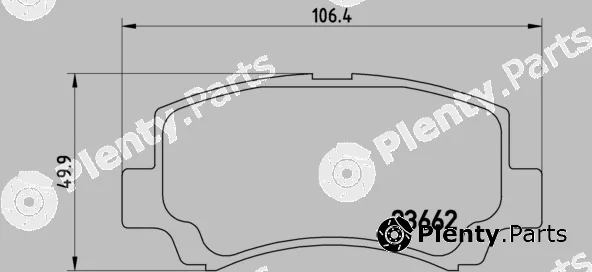 Brembo P79011 — Brake Pad Set, disc brake PRIME LINE