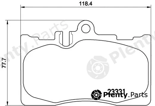 Brembo P83058 — Brake Pad Set, disc brake PRIME LINE