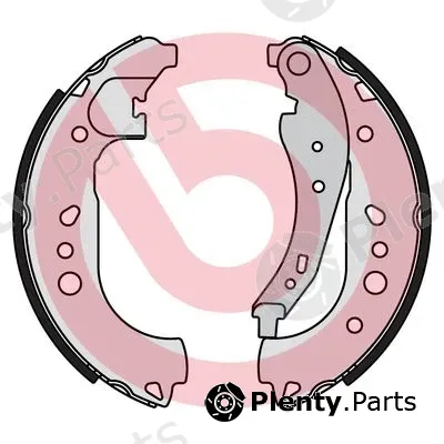 Brembo S68550 — Brake Shoe Set ESSENTIAL LINE