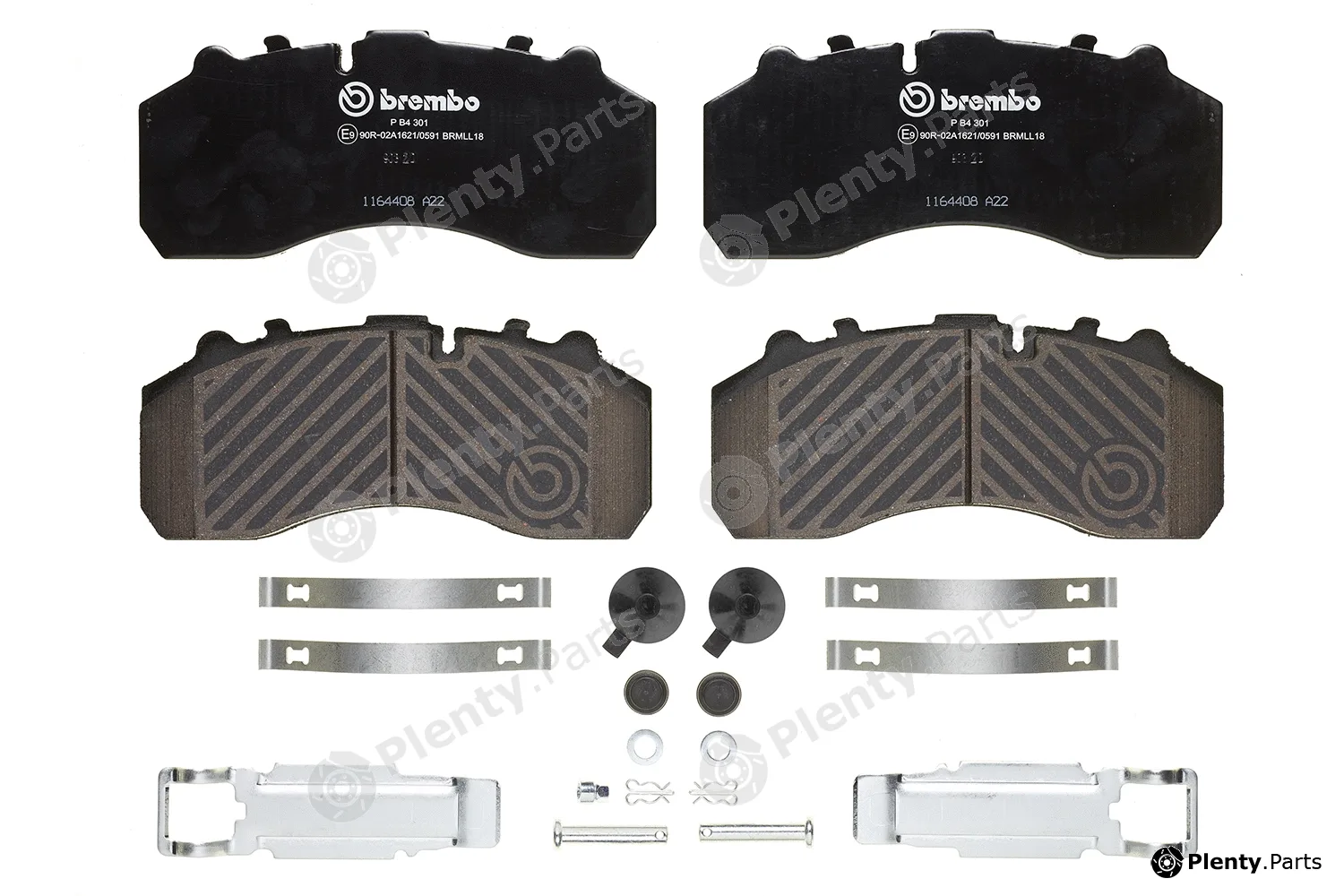 Brembo PB4301 — Brake Pad Set, disc brake PRIME LINE