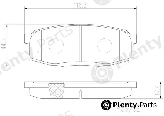Brembo P83098N — Brake Pad Set, disc brake PRIME LINE - Ceramic