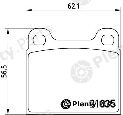 Brembo P50066 — Brake Pad Set, disc brake PRIME LINE