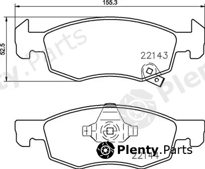 Brembo P59084N — Brake Pad Set, disc brake PRIME LINE - Ceramic