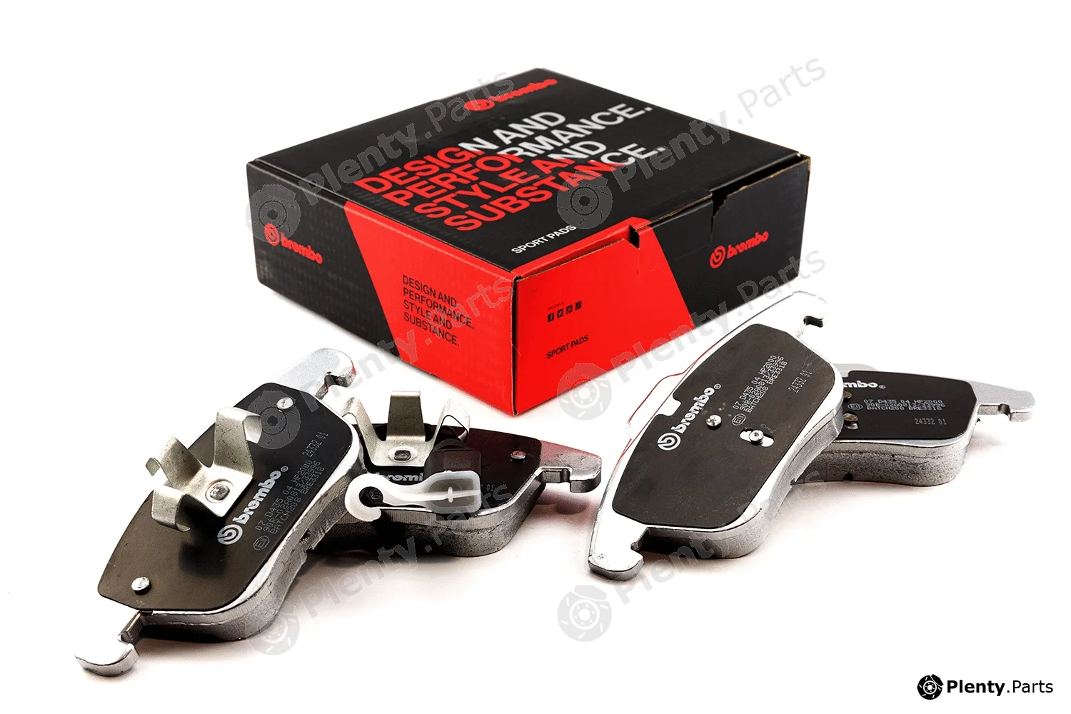 Brembo 07.D435.04 — High Performance Brake Pad Set UPGRADE, SPORT | HP2000