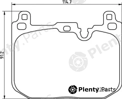 Brembo P06097 — Brake Pad Set, disc brake PRIME LINE