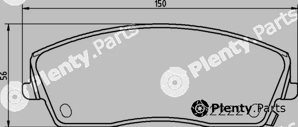 Brembo P11041 — Brake Pad Set, disc brake PRIME LINE