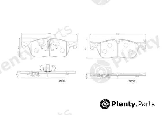 Brembo P36035N — Brake Pad Set, disc brake PRIME LINE - Ceramic