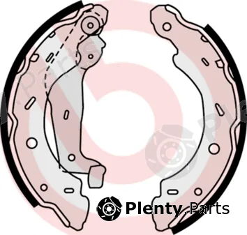 Brembo S50504 — Brake Shoe Set ESSENTIAL LINE