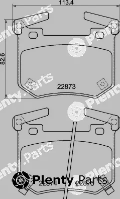 Brembo P30124 — Brake Pad Set, disc brake PRIME LINE