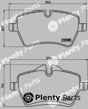 Brembo P06051 — Brake Pad Set, disc brake PRIME LINE