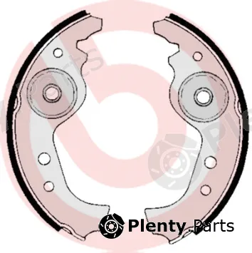 Brembo S23501 — Brake Shoe Set ESSENTIAL LINE