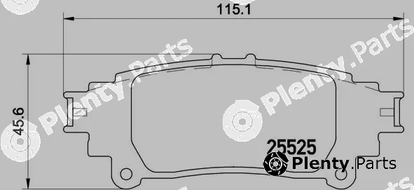 Brembo P83132 — Brake Pad Set, disc brake PRIME LINE