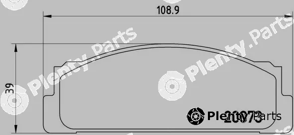Brembo P23003 — Brake Pad Set, disc brake PRIME LINE