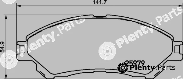 Brembo P79032 — Brake Pad Set, disc brake PRIME LINE