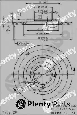 Brembo 08.2467.20 — Brake Disc PRIME LINE