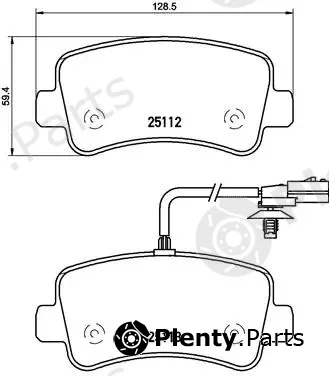 Brembo P68063 — Brake Pad Set, disc brake PRIME LINE