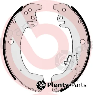 Brembo S68537 — Brake Shoe Set ESSENTIAL LINE