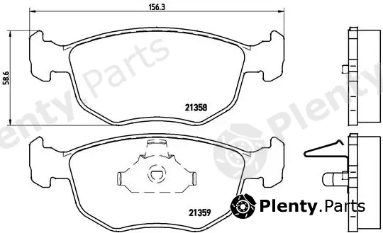 Brembo P24069 — Brake Pad Set, disc brake PRIME LINE