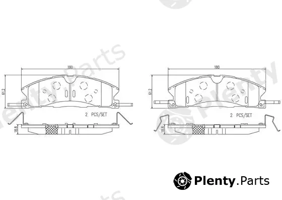 Brembo P24178N — Brake Pad Set, disc brake PRIME LINE - Ceramic