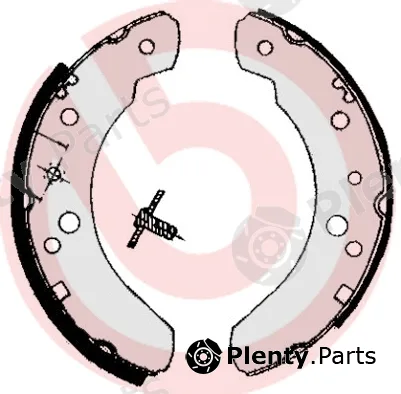 Brembo S24537 — Brake Shoe Set ESSENTIAL LINE