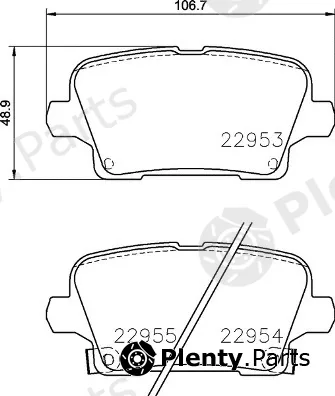 Brembo P59097 — Brake Pad Set, disc brake PRIME LINE