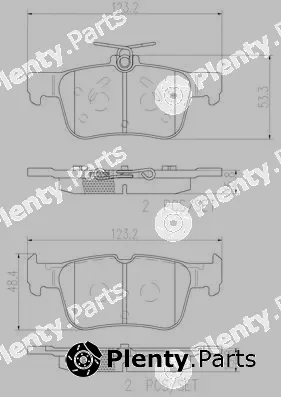 Brembo P24175N — Brake Pad Set, disc brake PRIME LINE - Ceramic