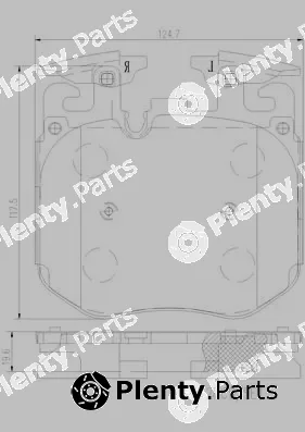 Brembo P06106N — Brake Pad Set, disc brake PRIME LINE - Ceramic