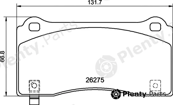 Brembo P09028 — Brake Pad Set, disc brake PRIME LINE