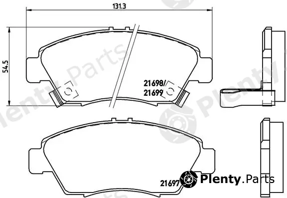 Brembo P28024 — Brake Pad Set, disc brake PRIME LINE