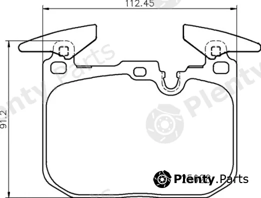 Brembo P06098 — Brake Pad Set, disc brake PRIME LINE