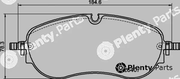 Brembo P85194 — Brake Pad Set, disc brake PRIME LINE