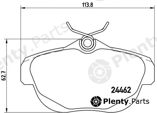 Brembo P61087N — Brake Pad Set, disc brake PRIME LINE - Ceramic