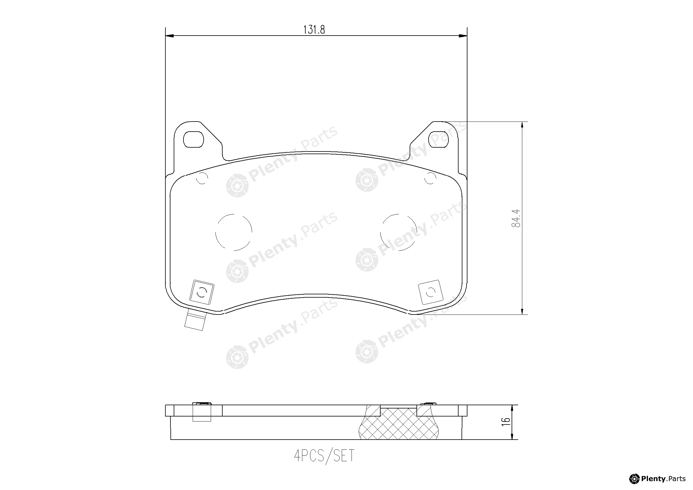 Brembo P09029N — Brake Pad Set, disc brake PRIME LINE - Ceramic
