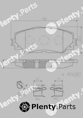 Brembo P83082N — Brake Pad Set, disc brake PRIME LINE - Ceramic